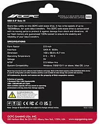 SSD Накопитель OCPC XTL-200 256 GB (SSD25S3T256GLT) - миниатюра 4