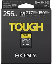 Карта памяти Sony SDXC 256GB Tough Class 10 UHS-II U3 V60 (SFM256T.SYM) - миниатюра 2