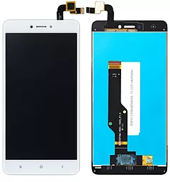 Дисплей Xiaomi Redmi Note 4X Snapdragon з тачскріном, оригінал, White