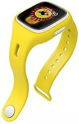 Смарт-часы SmartYou K8 c GPS трекером Yellow + подарочный розовый ремешек - миниатюра 2