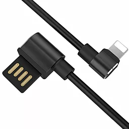 Кабель USB Hoco U37 Long Roam Charging Lightning Cable 0.6M Black - миниатюра 2