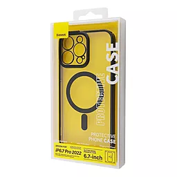 Чехол Baseus Glitter Case with MagSafe для Apple iPhone 14 Plus, iPhone 15 Plus Black - миниатюра 2
