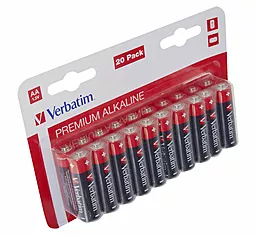 Батарейки Verbatim AA (LR6) 20шт (49877) 1.5 V