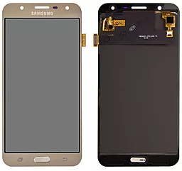 Дисплей Samsung Galaxy J7 Neo J701 з тачскріном, (TFT), Gold