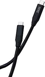 Кабель USB Tecro USB Type-C - Type-C Cable Black (TCC-3.0-0100BK)