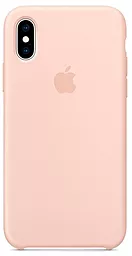 Чохол Apple Silicone Case PB для Apple iPhone XS Max Sand Pink