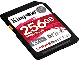 Карта памяти Kingston 256 GB SDXC Class 10 UHS-II U3 Canvas React Plus SDR2/256GB - миниатюра 2