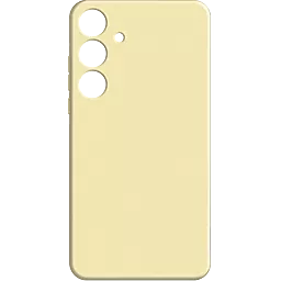 Чехол MAKE для Samsung Galaxy S24 Ultra Silicone Yellow