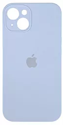 Чохол Silicone Case Full Camera для Apple iPhone 15 Light Blue