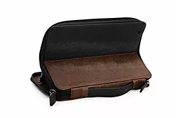Чехол для планшета Tuff-Luv Roma Faux Leather Zip Case Cover (with Sleep Function) for the Apple iPad mini Black / Brown (I7_26) - миниатюра 7