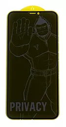Защитное стекло Type Gorilla Silk Full Cover Anti-Peep Glass Apple iPhone X, iPhone XS, iPhone 11 Pro Black (09141)