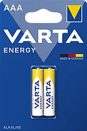 Батарейки Varta Energy AAA / LR3 2шт 1.5 V