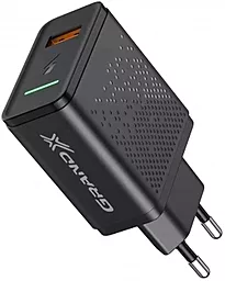 Сетевое зарядное устройство Grand-X 18w QC3.0 fast charger + Lightning cable black (CH-650L) - миниатюра 5