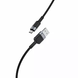 Кабель USB XO NB198 2.4A micro USB Cable Black