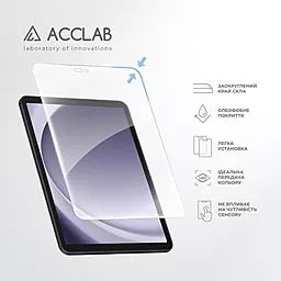 Захисне скло ACCLAB Full Glue для Samsung Galaxy Tab A9 SM-X115 8.7" Black - мініатюра 5
