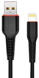 Кабель USB SkyDolphin S54L Soft Lightning Cable Black (USB-000428)