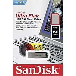 Флешка SanDisk 256GB Ultra Flair USB 3.0 (SDCZ73-256G-G46) - миниатюра 5
