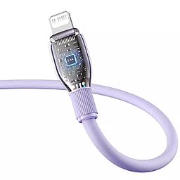Кабель USB PD Baseus Pudding Series 20W 3A 2M USB Type-C - Lightning Cable Purple (P10355701511-00) - миниатюра 4