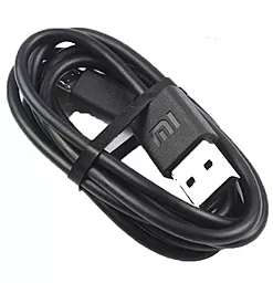 Кабель USB Xiaomi micro USB Cable Black - миниатюра 3
