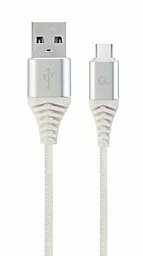 Кабель USB Cablexpert Premium 2.1a USB Type-C Cable White (CC-USB2B-AMCM-1M-BW2)