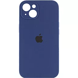 Чехол Silicone Case Full Camera for Apple IPhone 14 Deep Navy
