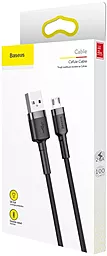 Кабель USB Baseus Cafule micro USB Cable Black (CAMKLF-BG1) - миниатюра 6