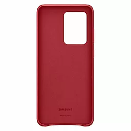 Чехол Samsung Leather Cover G988 Galaxy S20 Ultra Red (EF-VG988LREGRU) - миниатюра 3