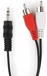 Аудіо кабель Atcom Aux mini Jack 3.5 mm - 2хRCA M/M Cable 3 м black (10708) - мініатюра 2