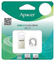 Флешка Apacer AH111 RP 32GB USB2.0 (AP32GAH111CR-1) Crystal - миниатюра 3
