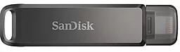 Флешка SanDisk iXpand Luxe 128Gb USB 3.1 + Type-C/Lightning (SDIX70N-128G-GN6NE) Black