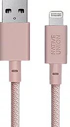 USB Кабель Native Union Night Cable Lightning 3m Rose (NCABLE-KV-L-ROSE)