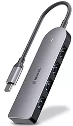USB Type-C хаб REAL-EL CQ-415 Space Grey (EL123110001)