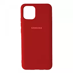 Чехол Epik Silicone Case Full для Samsung Galaxy A03 (A035) 2021 Red