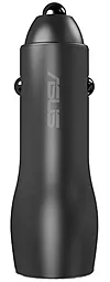 Автомобильное зарядное устройство с быстрой зарядкой Asus Car Charger USB-A+USB-C (28W) Black (ACHU001) - миниатюра 4