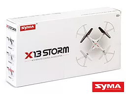 Квадрокоптер на радиоуправлении Syma X13 Storm 2.4GHz Red - миниатюра 4