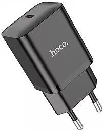Сетевое зарядное устройство Hoco N27 Innovative 20W PD USB-C Black - миниатюра 3