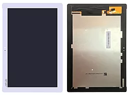Дисплей для планшета Asus ZenPad 10 Z301ML (расстояние от фронтальной камеры к краю 4мм, #NU101WUM-N52, YJ-FPST101SM0836AKF-06X) + Touchscreen White