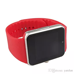 Смарт-часы UWatch Smart GT08 Silver with Red strap - миниатюра 2