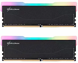Оперативная память Exceleram DDR4 16GB (2x8GB) 3200MHz RGB X2 Series (ERX2B416326AD) Black
