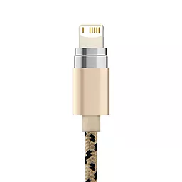 Кабель USB Baseus Magnetic Data Cable Lightning Tyrant Gold - миниатюра 4