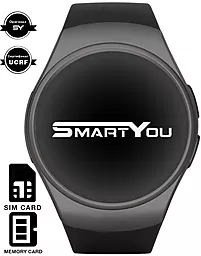 Смарт-часы SmartYou S1 Black with Black strap (SWS1BL) - миниатюра 2