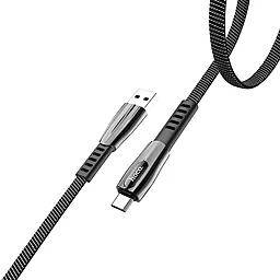 Кабель USB Hoco U70 Splendor micro USB Cable Dark Gray - миниатюра 2