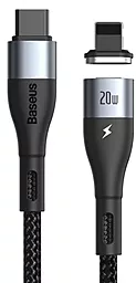 USB PD Кабель Baseus Zinc Magnetic 20W 2M USB Type-C - Lightning Cable Black (CATLXC-A01)