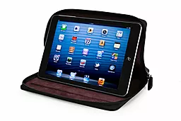 Чехол для планшета Tuff-Luv Roma Faux Leather Zip Case Cover (with Sleep Function) for the Apple iPad mini Black / Mahogany (I7_25) - миниатюра 4