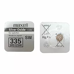 Батарейки Maxell SR512SW (335) 1шт 3 V