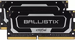 Оперативная память для ноутбука Crucial 32GB (2x16GB) SO-DIMM DDR4 3200MHz Ballistix Black (BL2K16G32C16S4B)