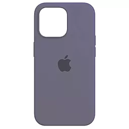 Чехол Silicone Case Full для Apple iPhone 14 Lavender Grey