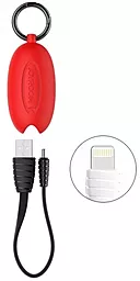 Кабель USB Joyroom S-M345 Fish series Lightning 0.2m + Silicone Portable Case Red