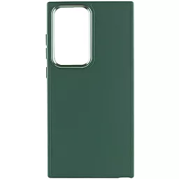 Чехол Epik TPU Bonbon Metal Style для Samsung Galaxy S24 Ultra Army Green