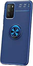Чехол Deen ColorRing Xiaomi Poco M3 Blue